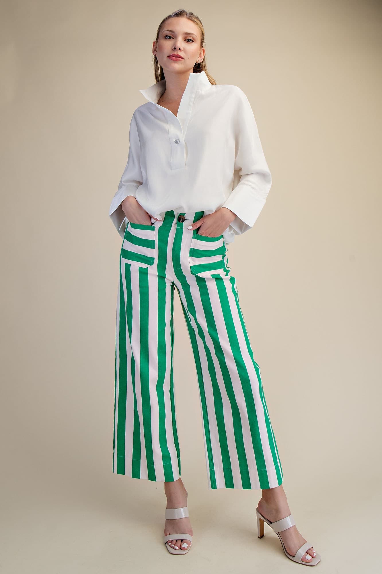 P9100 - WHITE/KELLY GREEN